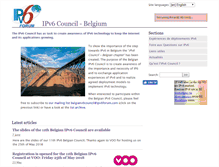 Tablet Screenshot of ipv6council.be